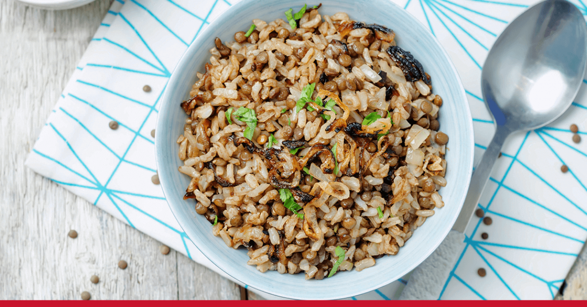Arroz com Lentilha